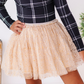 Gold Shimmer | MESH Skort