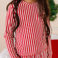 Red Stripes | GIRLS WIDE-LEG PAJAMA SET