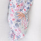 Bloom Knotted Baby Gown With Hat/Headband Option (Newborn-3 months)