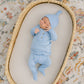 Baby Blue Baby Outfit With Hat Option