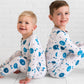 Blue Smiley 2-Piece Pajamas