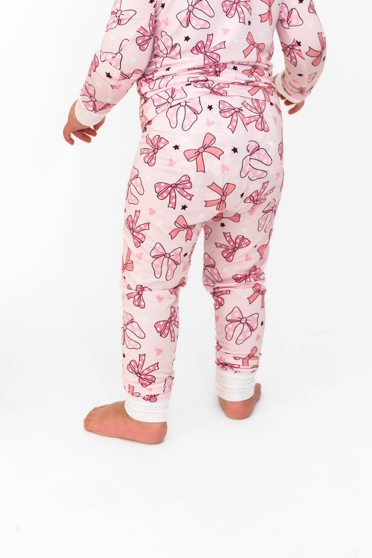 Pink Bow 2-Piece Pajama Set