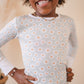 Two-Piece Pajama Set - Blue Daisy