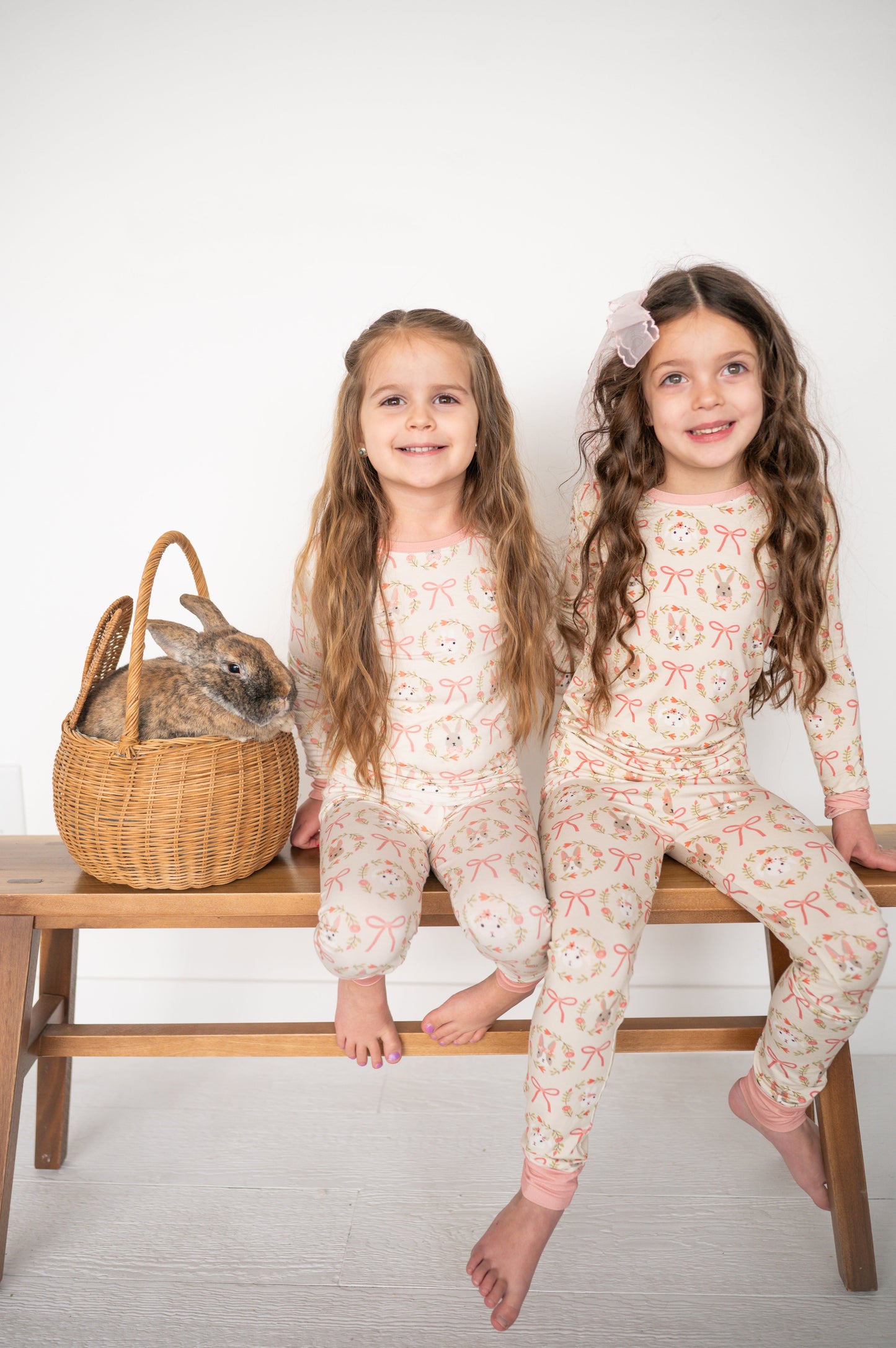 Bows & Bunnies Long Sleeve Pajama
