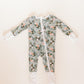 Botanical Bamboo Convertible Jumpsuit 0-3 Months