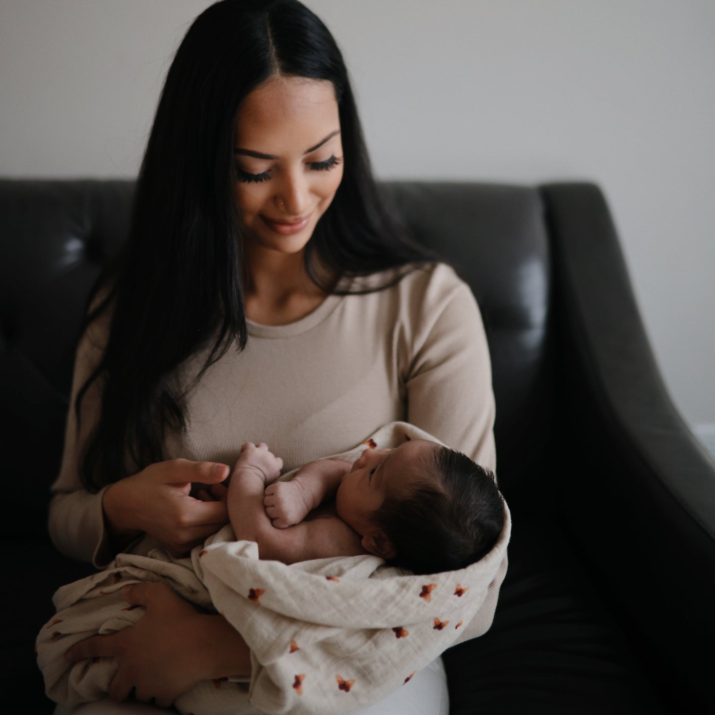 Organic Cotton Muslin Swaddle Blanket- Multiple Color Options