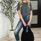 Day Out Cloud Tote Bag In Black