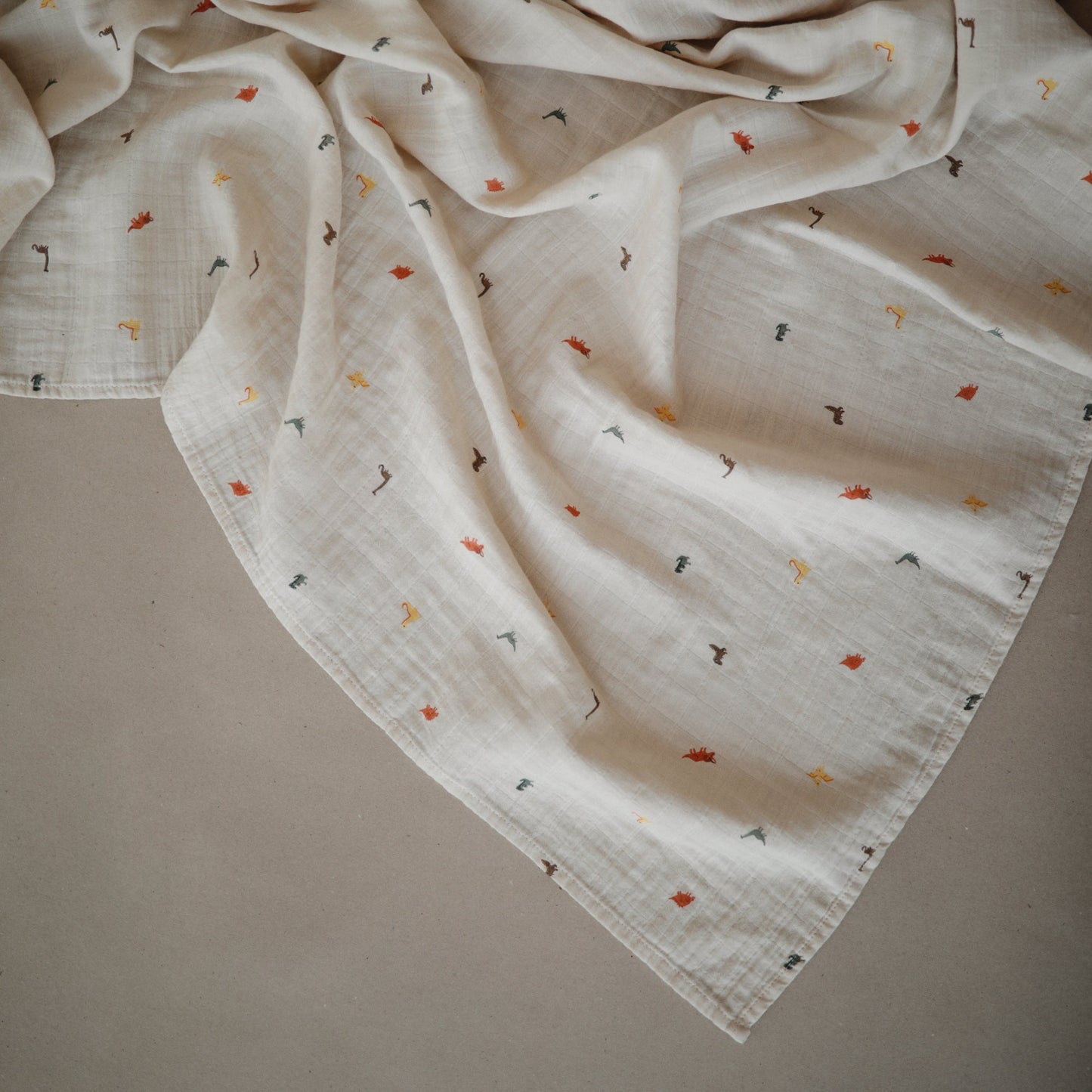 Organic Cotton Muslin Swaddle Blanket- Multiple Color Options