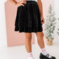 Black Velvet | 2-Tiered SKORT