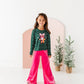 Hot Pink Velvet | Wide-Leg Pants