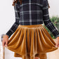 Carmel Velvet | 2-Tiered SKORT