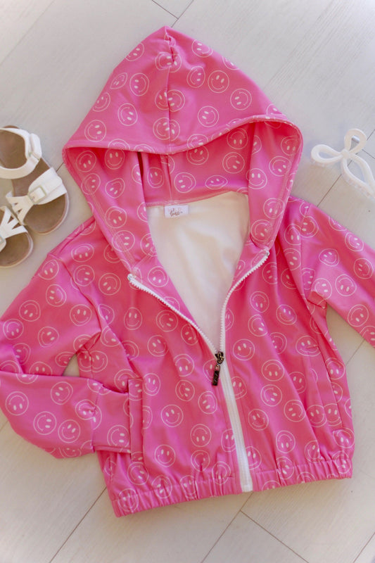 Pretty in motion- bubblegum check Jacket