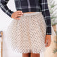 Cream + Dottie | MESH Skort