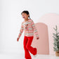 Holly Red | RIBBED FLARES