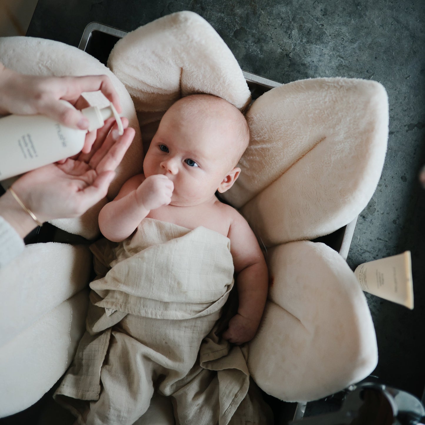 Organic Cotton Muslin Swaddle Blanket- Multiple Color Options