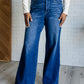 Judy Blue Eliza High Rise Control Top Retro Wide Leg Jeans