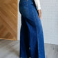 Judy Blue Eliza High Rise Control Top Retro Wide Leg Jeans