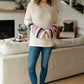 End of the Story Striped Sleeve Sweater