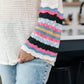 End of the Story Striped Sleeve Sweater