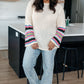 End of the Story Striped Sleeve Sweater