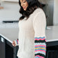 End of the Story Striped Sleeve Sweater