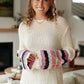 End of the Story Striped Sleeve Sweater