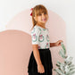 Girly Wreath Scoop Back Tee