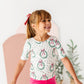 Girly Wreath Scoop Back Tee