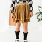 Carmel Velvet | 2-Tiered SKORT