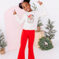 Holly Red | RIBBED FLARES