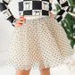 Cream + Dottie | MESH Skort