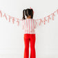 Holly Red | RIBBED FLARES