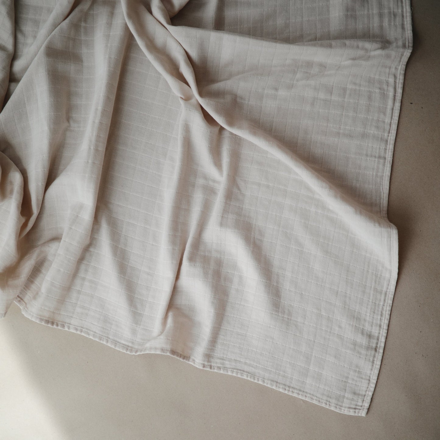 Organic Cotton Muslin Swaddle Blanket- Multiple Color Options