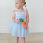 Pastel Prep Smocked Tulle Bodysuit Dress
