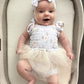 Cosette Smocked Tulle Bodysuit Dress