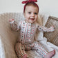 Candy Cane Lane Bamboo Zippy Pajamas