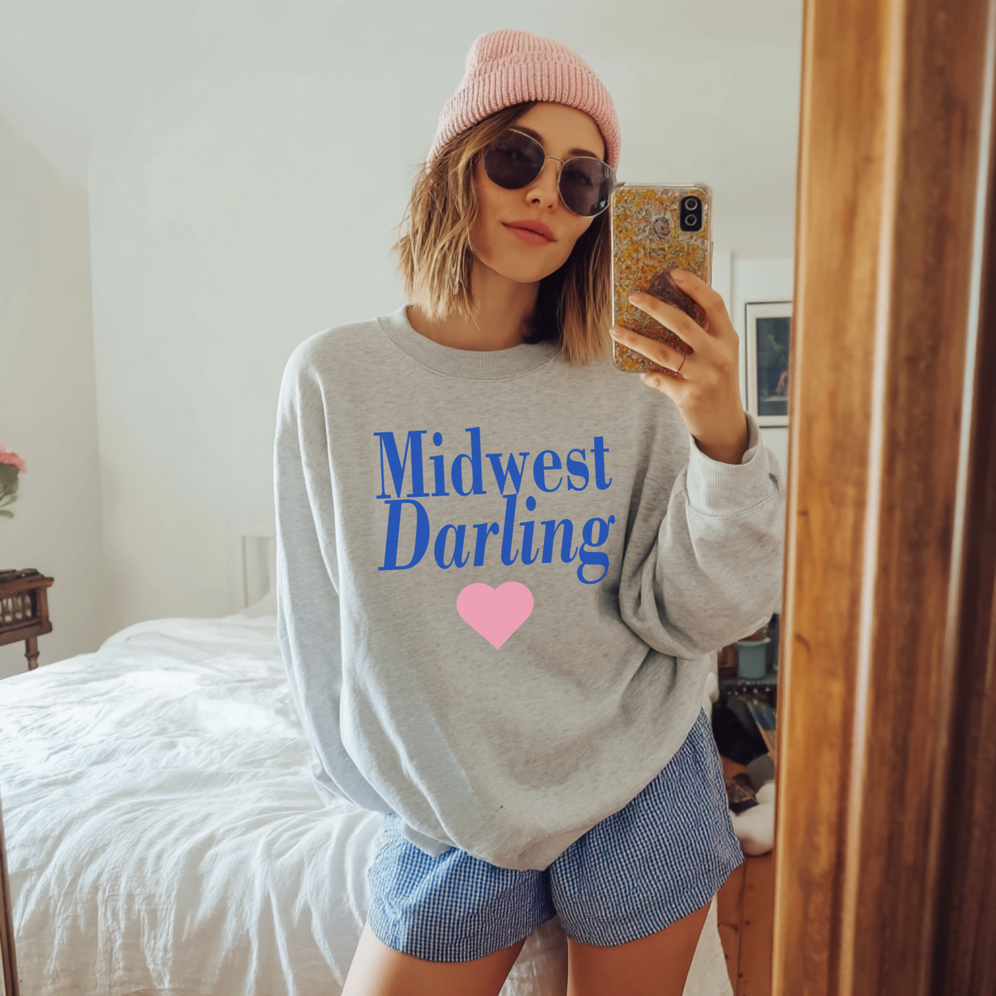 Midwest Darling Crewneck Sweatshirt- 2 colors
