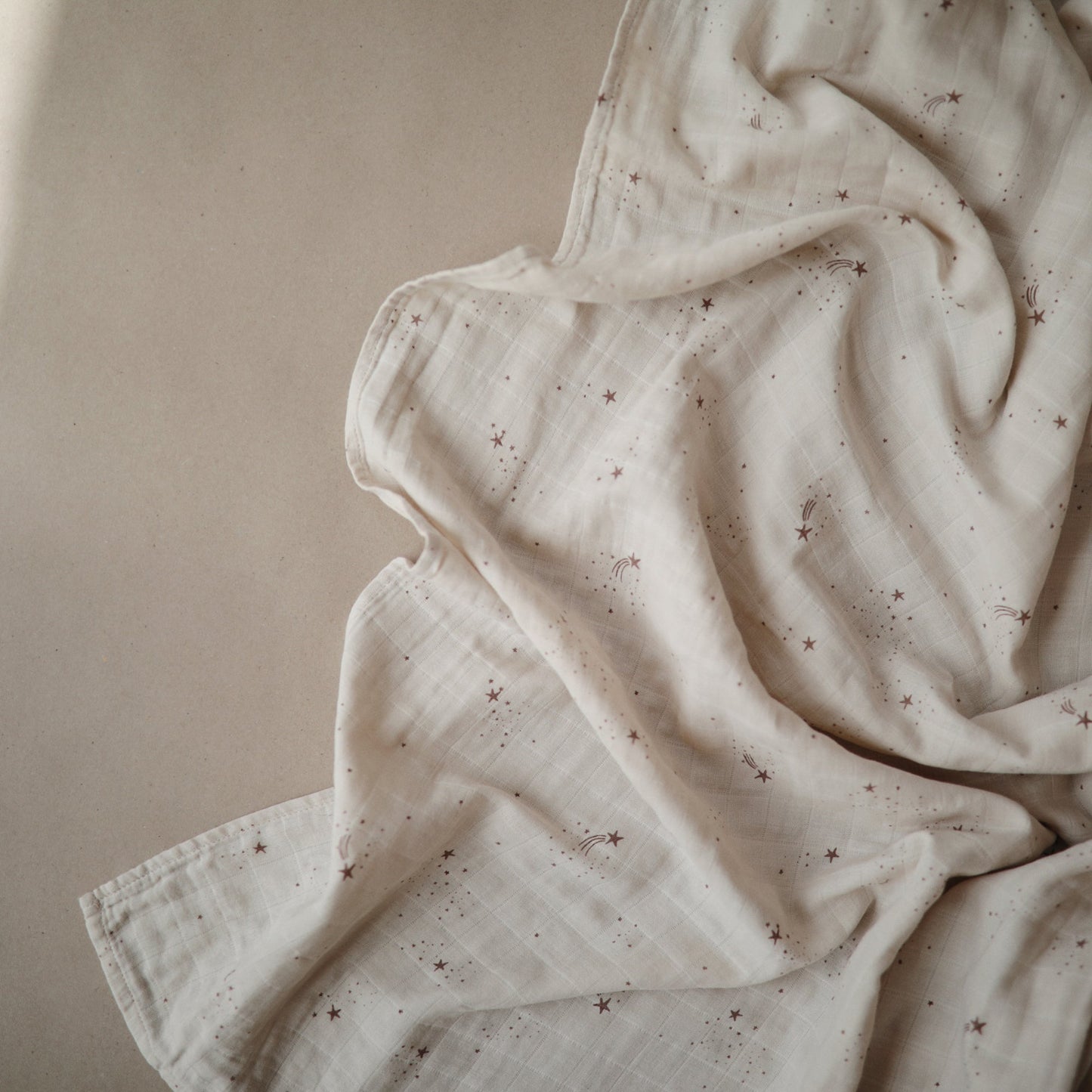 Organic Cotton Muslin Swaddle Blanket- Multiple Color Options