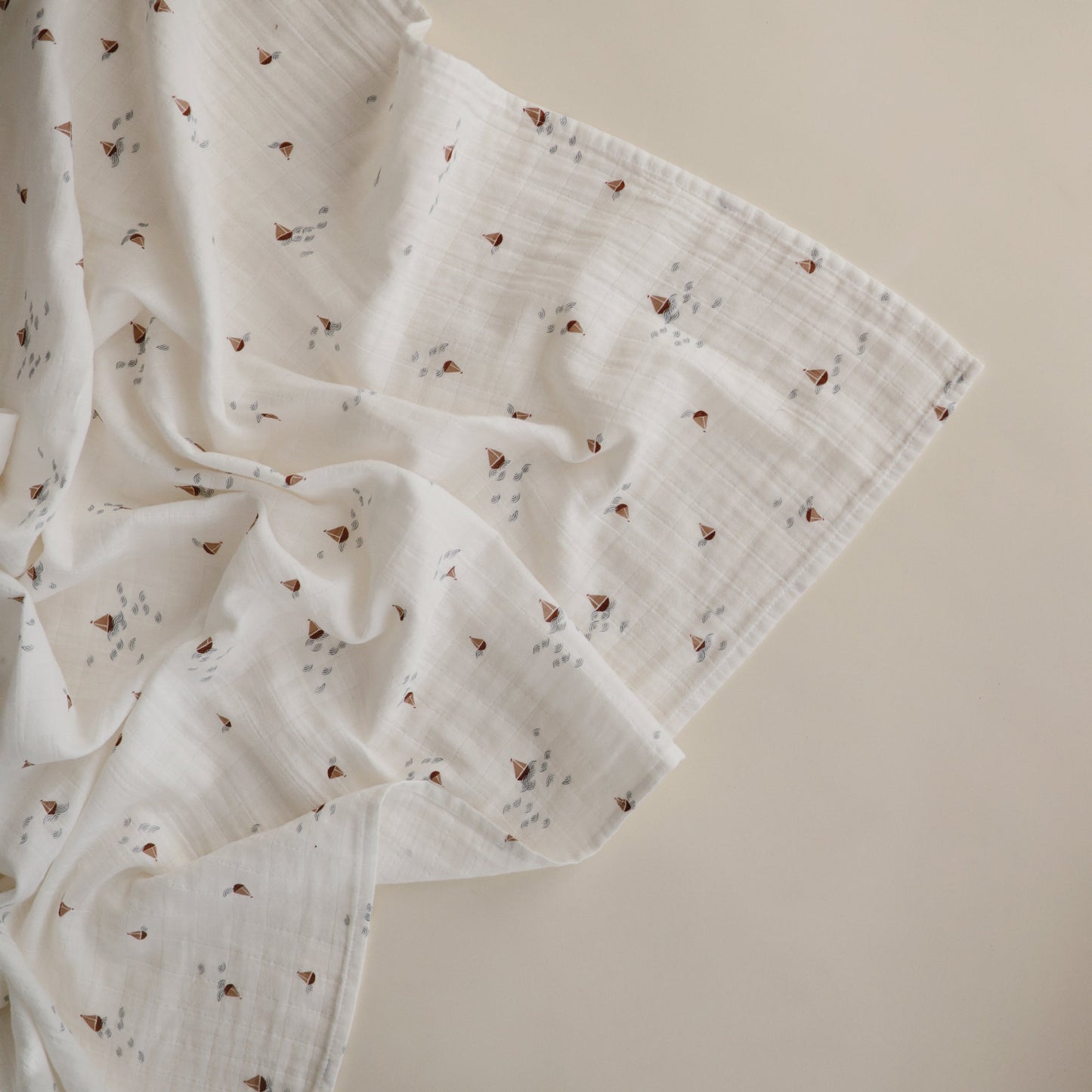 Organic Cotton Muslin Swaddle Blanket- Multiple Color Options