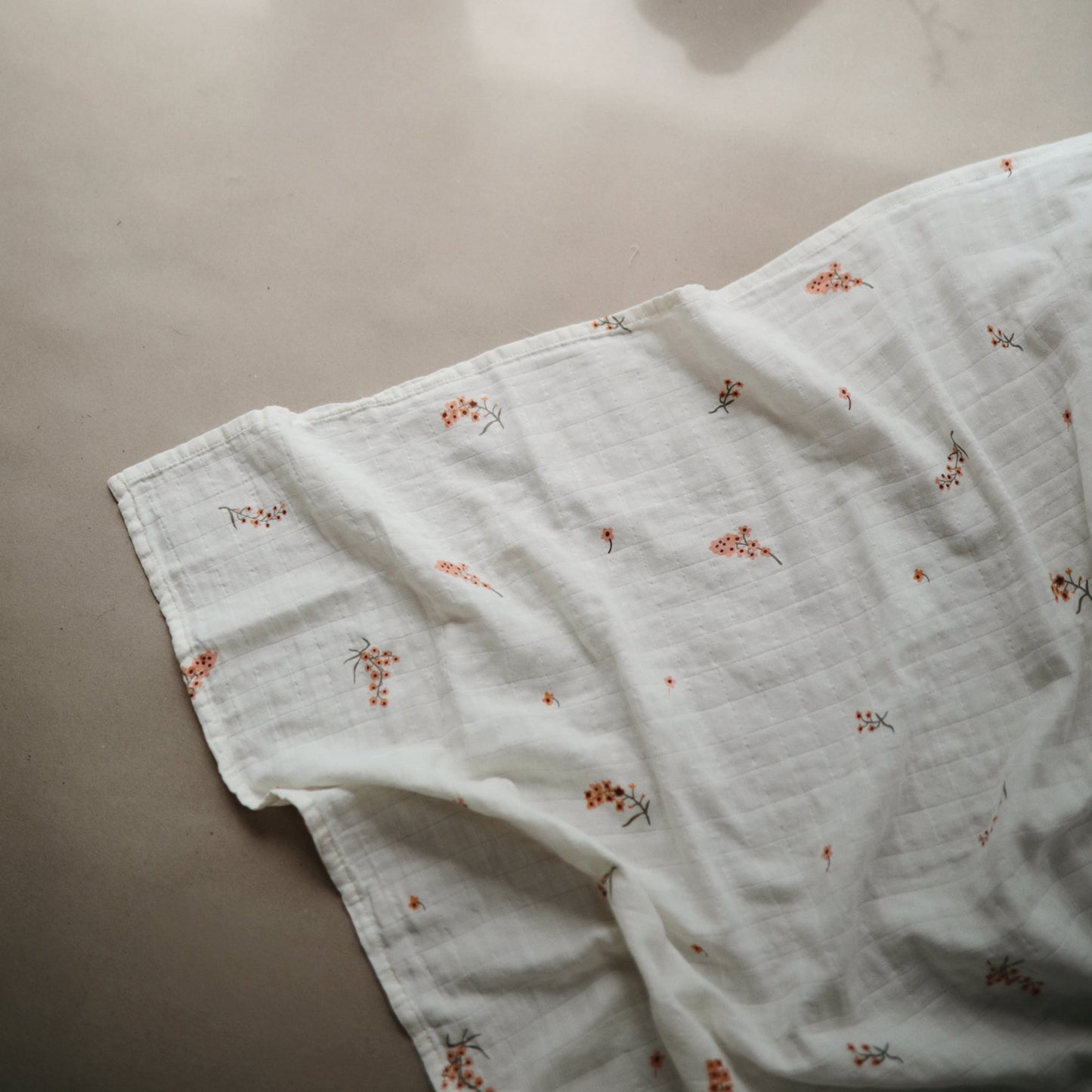 Organic Cotton Muslin Swaddle Blanket- Multiple Color Options