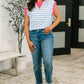 Following Through Color Block Muscle Tee