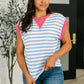 Following Through Color Block Muscle Tee