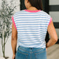 Following Through Color Block Muscle Tee