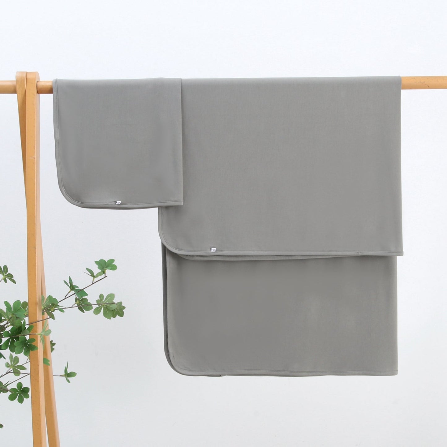 Forest Green Bamboo Swaddle Blanket