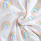 Forever Rainbow Bamboo Swaddle Blanket