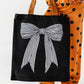 STRIPED BOW | Trick-or-Treat Bag