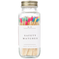 Multicolor Rainbow Safety Matches - 60 Count, 3.75"