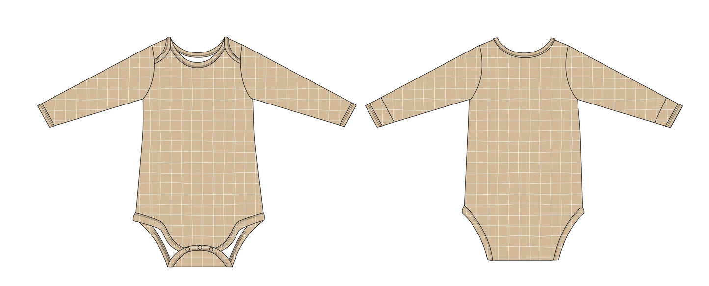 Cinnamon Cider Grid Bodysuit