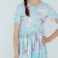 Grand Slam Glam Short Sleeve Pocket Twirl Dress