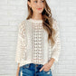 Hallow Laugh Open Knit Top